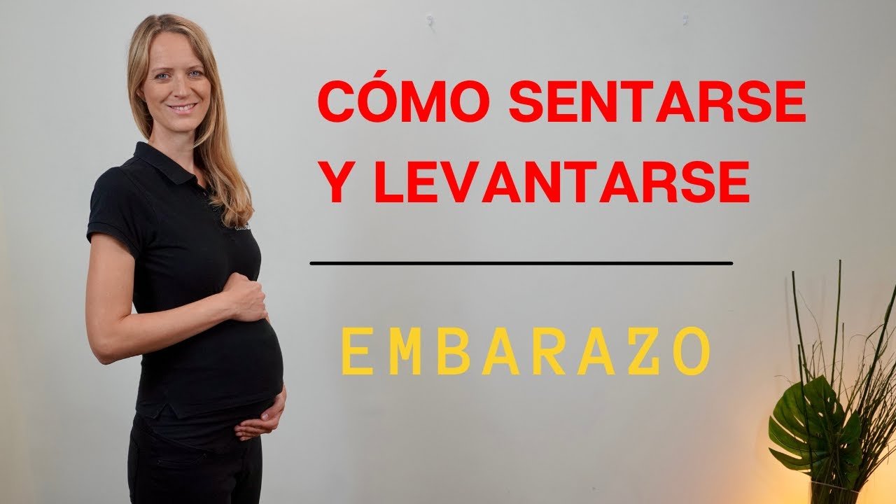 ¿Cómo sentarse en la cama si estoy embarazada?