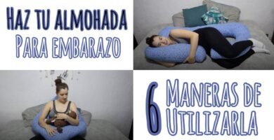 ¿Cómo utilizar la almohada en C de maternidad?