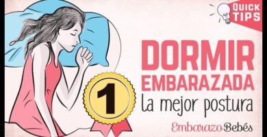 ¿Cuál es la postura correcta para dormir durante el embarazo?