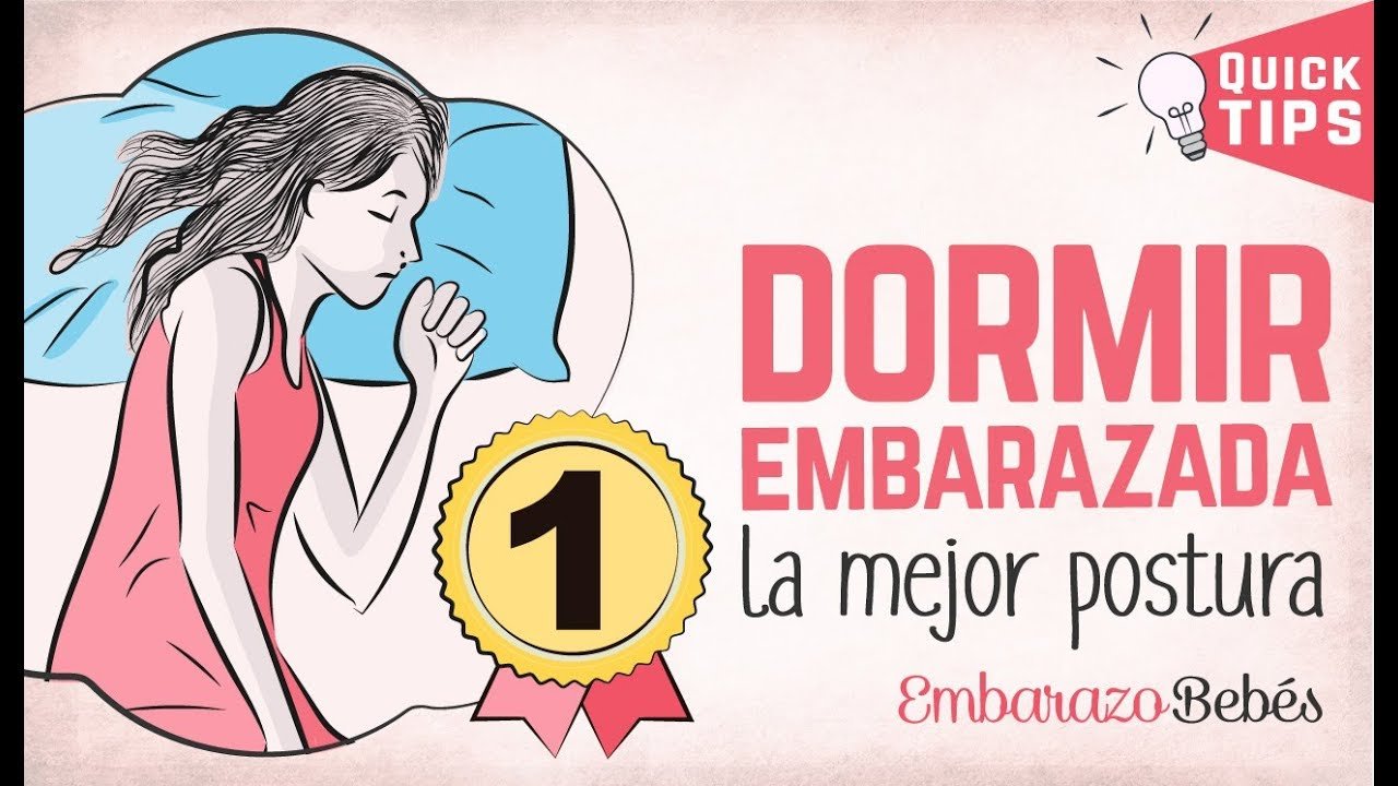 ¿Cuál es la postura correcta para dormir durante el embarazo?